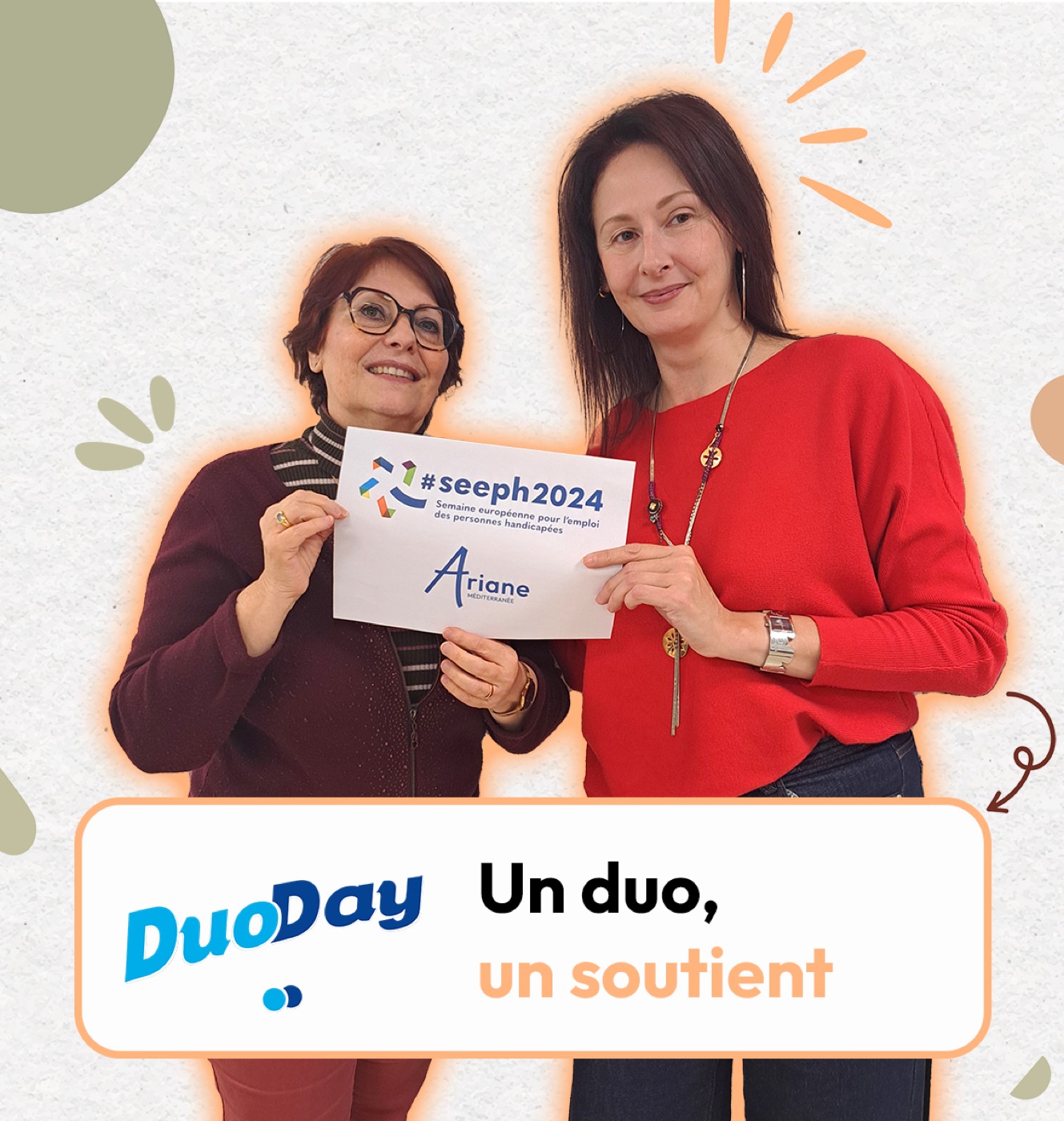 DuoDay 2024 — une journée d'immersion en entreprise pour les personnes en situation de handicap accompagnées par Ariane Méditerranée